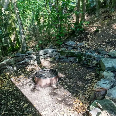 In The Woods With Nordic Bath Alpstuga Manhay